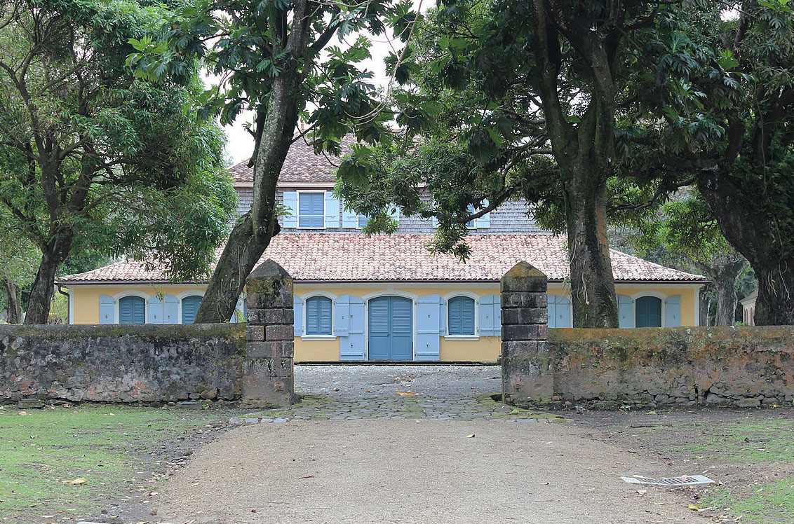 Une photo de la fameuse habitation Pécoul à Basse Pointe en Martinique